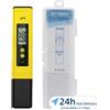 NONE Misuratore di PH ad Alta Precisione 0.01 con Intervallo di Misurazione 0-14 PH per Acqua Potabile Domestica, Piscine e Acquari