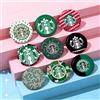 Potdemiel Spille Anime con LOGO Starbucks, Simpatici Distintivi Cartoon, Spilla da Risvolto per Giacca e Jeans, Accessorio Regalo