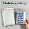 JCD 100 Pezzi Sacchetti Protettivi Autoadesivi per PS1 2 3 NS NS2 Box PS4 Iron Box PS5 Box PSP PSV Xboxone Wii Box Antipolvere e Antiumidità