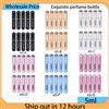 MUB Flacone spray portatile ricaricabile da 5 ml con rivestimento in plastica, atomizzatore per profumo, mini flacone campione per cosmetici, contenitore vuoto da viaggio