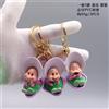 NONE Portachiavi Creativo a Forma di Conchiglia con Bambola, Accessorio per Borsa, Regalo