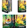 Bandai Album raccoglitore per carte Pokémon bianco trasparente, custodia per carte, porta foto, 4 tasche, 9 pagine a tasca, cartella per la collezione di carte Pokémon