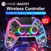 IINE Controller Wireless IINE per PS4, Gamepad per Nintendo Switch 2/1, Android, iOS, Windows, Touchpad con Joystick a Effetto Hall