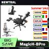 NONE Sedia Ergonomica NEWTRAL MagicH-BPro con Poggiapiedi, Schienale e Poggiatesta con Funzione Auto-Following, Supporto Lombare Adattivo, per WFH e Tempo Libero