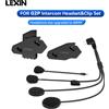 Lexin Brand Lexin citofono auricolare e set di clip accessori per LX-G2P casco Bluetooth interfono citofono spina jack per cuffie