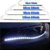 HugSunLight striscia led 12v 3528smd 120/ 90/ 60/ 30CM bianco freddo impermeabile Rosso Verde Blu Giallo Striscia luminosa a LED per interni auto moto