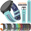 NONE Cinturino per Orologio da 20mm 22mm per Garmin Vivoactive 6 5 4/Approach J1, Forerunner 570 265 165 255 Music, Venu 3 2 SQ, Bracciale in Gomma
