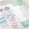 NONE Taglierina per Carta A4 Mini Portatile, Macchina da Taglio per Scrapbooking, Carte, Foto, Carta Laminata, Fai-da-Te, Artigianato, Strumenti per Ufficio