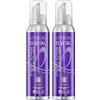 L'Oreal Paris L'Oréal Paris Elvital Stylist, fissante in schiuma, volume XXL e effetto anti-piastra, tenuta ultra forte, senza parabeni, collagene volumizzante in schiuma, 150 ml (Confezione da 2)