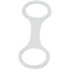 Fonowx Snorkel Clip Porta Maschera Subacquea Silicone Supporto Tubo Accessorio Universale Morbido Adatto per Immersioni Subacquee Snorkeling Sport Acquatici, Blu