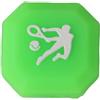 KQFCAZRE Ammortizzatore Decorativo per Racchetta da Tennis per Un Migliore Controllo, Clip per Interni, Portatile per Il Gioco Amatoriale, Le Vibrazio, Verde Fluorescente