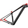 Generico Telaio Bici Full Carbon Hardtail 29er T1000 Telaio MTB Spaziatura Boost 142x12mm / 148x12mm(Matte Frame Seatpost,142-17inch)