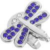 Healeved Clip Blu con Segna per Cappello da Golf Forma di Libellula Accessorio Leggero e Resistente per Golfisti su da Golf