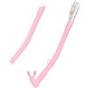FytStycale Boccaglio da Secco con Tubo di Respirazione Esteso, Regolabile in Lunghezza per Allenamento di Nuoto E Sport Acquatici Estivi per Adulti, Rosa