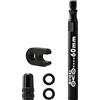 predolo 1 Pezzo Estensore Valvola Presta Accessorio Valvola Tubeless Bicicletta Pneumatici Kit Conversione O- Silicone in Alluminio Adatto per Strada, 1 pz Argento 80mm