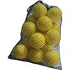 KQFCAZRE Set di 15 Palline da Golf da Allenamento, Accessori da Golf, Leggere, con Sacchetto con Coulisse, 4,2 Cm, Giallo