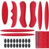 Generico Kit Di Imbottitura Del Casco - Cuscinetti Per Casco Per Bici | Caschi Di Caschi | Da Bici Foam Universale | Cuscinetti Di Sostituzione Del Per Biciclette Traspirabili Per Fodere Ammortizza