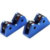 Baoblaze Tester di Rettilineità per Mazze da Snooker in 2 Pezzi, Tester di Rettilineità per Stecche da Biliardo, Parti di Test di Manutenzione Portatili, Strum, Blu Scuro