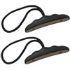 Zxpjkyu 2 Maniglie per Kayak, Universali E Portatili, con Impugnature per Immersioni, Surf, Canoa, Canottaggio, Nero Rosso