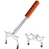 Ysyqkn Billiard Cue Bridge Supporto Porta Stecca Regolabile Asta Telescopica Testa Removibile Struttura in Acciaio Inox Adatto per Casa Festa CLU, Argento 2 Rastrelliere