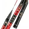 AESFADMOAH Canna da pesca telescopica Tenkara - Canne da pesca ultraleggere da viaggio 8m 9m 10m 11m 12m 13m 14m 15m 16m 18m Portatile e pieghevole per spigole(12m)