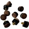 Chatonshen Confezione da 10 Puntali a Vite per Stecche da Biliardo E Snooker, 12mm