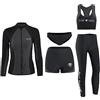 SunsoilGiant Set da 5 Pezzi per Snorkeling, Muta da Pesca Subacquea per Donna, Slip alla Moda, Muta da Immersione per Pesca, Kayak, Vacanze E Sport Acquatici, XL
