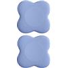 Yunmeryker Set di 2 Tappetini per Ginocchia Imbottiti, Resistenti, Antiscivolo, Ergonomici, in PU, Adatti per Casa, Pilates E, Viola
