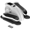 HVSYVVSRL Macchina Ellittica For Bici Con Mini Pedale For Interni Sotto Il Ciclo Da Scrivania Attrezzatura Palestra Monitor Integrato Funzionamento Silenzioso(E-stepper-Silver)