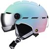 Oshhni Casco da, Casco da Skateboard con Occhiali da, Antiurto, Antivento, Comodo Casco da Snowboard, Casco da Neve per, L