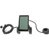 Tixiyu Display LCD M5 per Bici Elettrica Precisa Schermo Pannello ABS Leggero per Scooter Elettrico Compatto e Portatile per Bici Elettriche, Scooter Universale