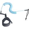 Qianly Guinzaglio a Spirale per Tavola da Surf, Guinzagli per Tavola da Surf, Cinghia di Supporto Portatile per Tavola da Paddle Gonfiabile, Sport Acquatici, Azzurro