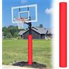 Generic Imbottitura per canestro da basket, rivestimento in schiuma da 183 cm per pali di diametro 6,3 cm - 20,3 cm, imbottitura di sicurezza per colonne di supporto esterne