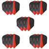 Harrows Alette per Freccette Retina, 5 Set di Alette per Freccette (15 Alette totali), 100 Micron, Extra Resistenti, realizzate nel Regno Unito, Accessori Professionali per Freccette Rosse
