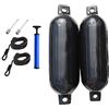 Baoblaze Boe Gonfiabili in PVC per Barche a Vela - Parabordi per Barche a Vela, Nero