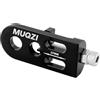 Homyl Tendicatena per Bicicletta, Stabilizzatore Catena in Lega di Alluminio, Universale per Bici Pieghevoli, Mountain Bike da Strada, Rosso