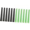 Generic 12 Coperture di Ricambio per del Trampolino, Accessori per Trampolino, Imbottitura di Copertura da 15,75 Pollici per del Letto per Saltare, 6 Verde 6 Nero