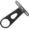 IMUSINICE Supporto per Luce Bicicletta Anteriore Nero in Acciaio Design Robusto e Antivibrazione per Montaggio Sicuro su Forcella Bici da Corsa e Mountain Bike