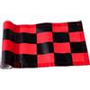 Ysyqkn Bandiera da Golf per Putting Green, Bandierina Bersaglio, Ausilio per La Marcatura Durante L'allenamento, Nylon a Scacchi, Alta Resistenza, Facile, Rosso + Nero