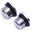 Zxpjkyu 2 Pezzi Regolatore Subacqueo Tappo Vite Plug Bullone Accessori Cromato in Rame Duraturo Antiruggine Anti Corrosione con Guarnizione Adatto per, 7 g