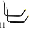 Fxzqgnh Supporto per Kayak in 2 Pezzi con Ganci, Porta Attrezzi E Robusto Supporto a Parete per Un Efficiente Risparmio di Spazio, Adatto a Garage E Altro ANC, Giallo
