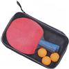 Healeved Set di Racchette da Ping Pong per Allenamento con 2 Pezzi in Pioppo e Gomma, 3 Palline Incluse, Miglior Controllo e Velocità, per Sport e Training