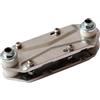 FytStycale Adattatore per Montaggio su Longboard, con Connessione per Surf E Base Girevole, Argento