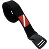 Wenoup Cintura di Zavorra per Immersioni da 1,3 Metri, in PP, per Zavorra Subacquea, Accessorio Professionale, Cintura per Snorkeling Larga 5 Cm, Giallo