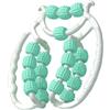 Yunmeryker Rullo Relax Roller Ruote, Rullo Massaggiante per Il Rilassamento Muscolare, Rullo Massaggiante per Gambe, Morsetti Circolari per Polpacci, Blu
