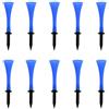 Generic 10 Pezzi Golf Ferramenta per Golfista Accessori Allenamento Gomma Resistenti Facili da Usare Adatti per Giocatori Pratica Gara Allenamento in, Blu Reale