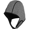 Harilla Cappuccio da Neoprene da 2 Mm, Cappello da Nuoto con Sottogola, Copricapo, Cappuccio per Muta, Cappuccio da Sub per Vela, Kayak, Canoa, Grigio Scuro