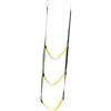 Fonowx Corda Barca Pieghevole con Moschettoni Nylon Resistente Gradini Stabili Acciaio Facile Fissare Adatta per Gommone Kayak Barca Esterno, 92cmx32cm