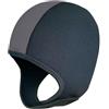 Harilla Cappuccio da Sub, Cuffia da Nuoto, Neoprene da 3 Mm con Sottogola, Copricapo, Cuffia da Surf, Cappuccio da Sub per Kayak, Canoa in Inverno, Nero Grigio