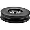 Ysyqkn Fitness Pulley Ruota Cuscinetto Universale Cavo Macchina Accessorio per Attrezzi Palestra Installazione Semplice Materiale Nylon Resistente a Basso RU, 9.5 cm